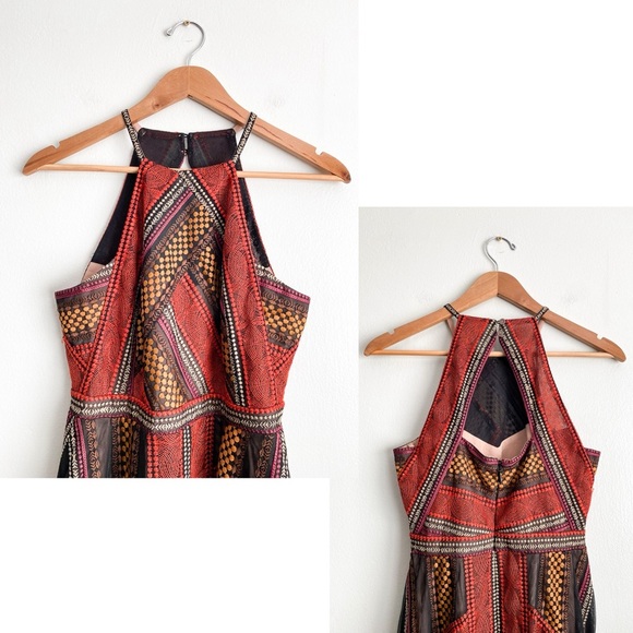 BCBGMAXAZRIA Embroidered Handkerchief
Tulle Formal Lace Maxi Dress Valentine 0 - Picture 9 of 13